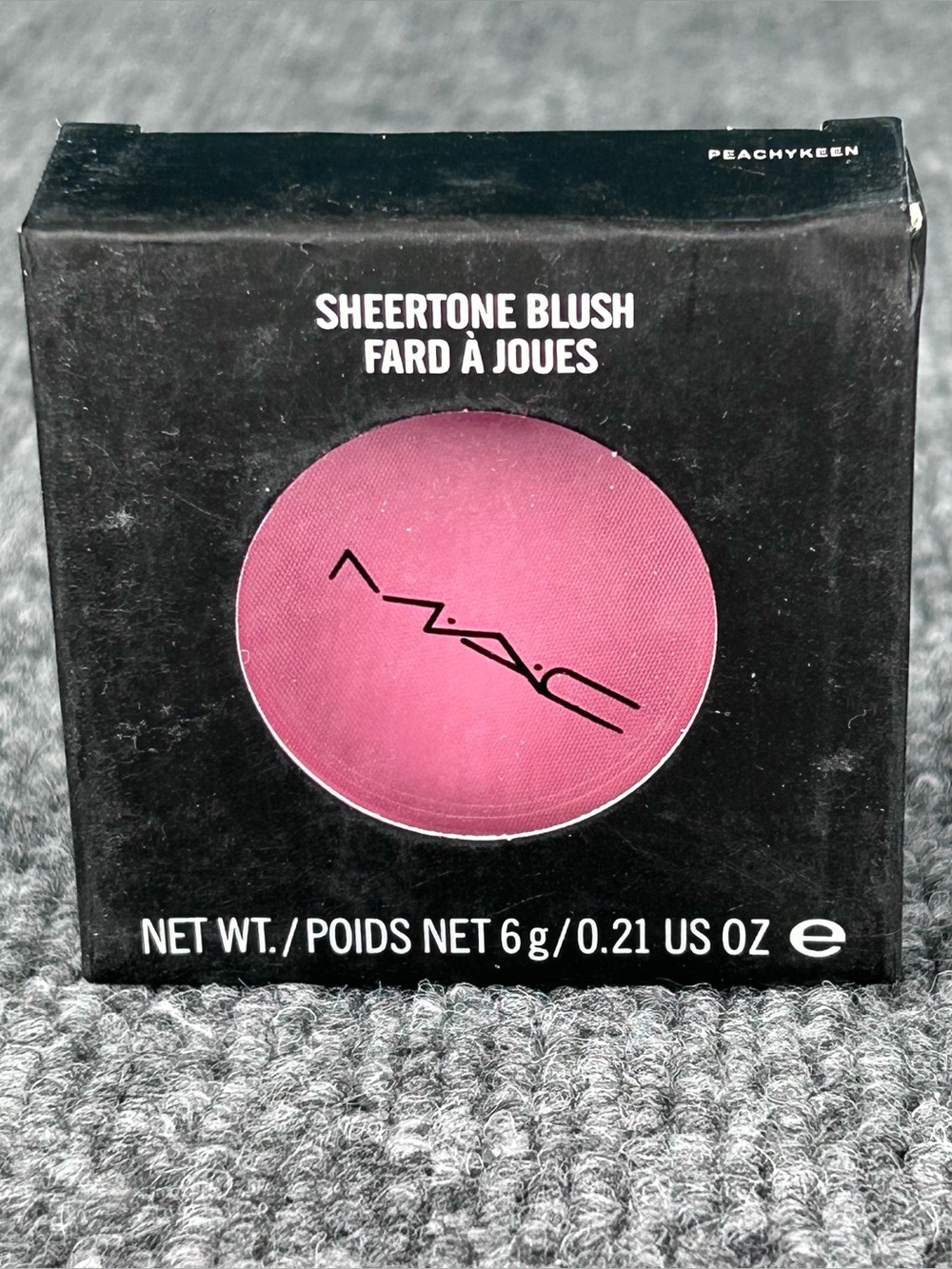 MAC Sheertone Shimmer Blush in PEACHYKEEN ~ Full size 6g/0.21oz ~ New in Box